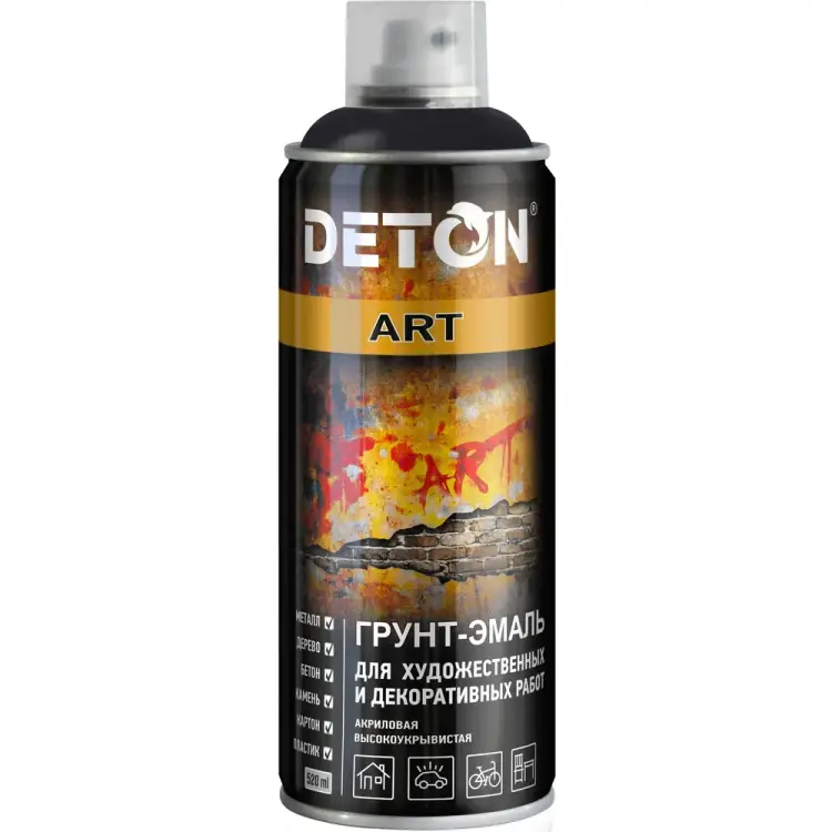 Грунт-эмаль для художественных и декоративных работ Deton DTN-A07696 Грунт-эмаль для художественных и декоративных работ Deton DTN-A07696
