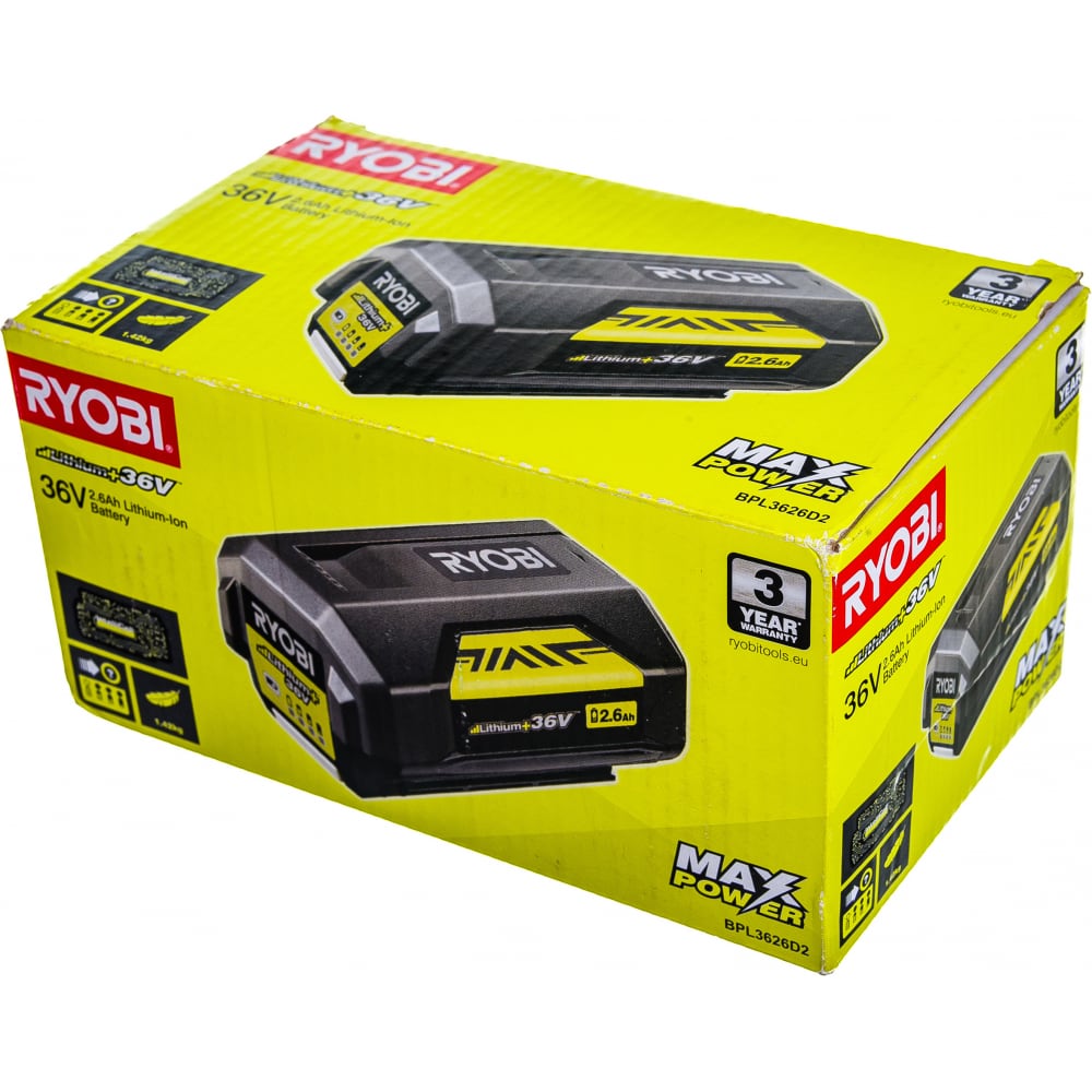 Аккумуляторная батарея Ryobi BPL3626D2