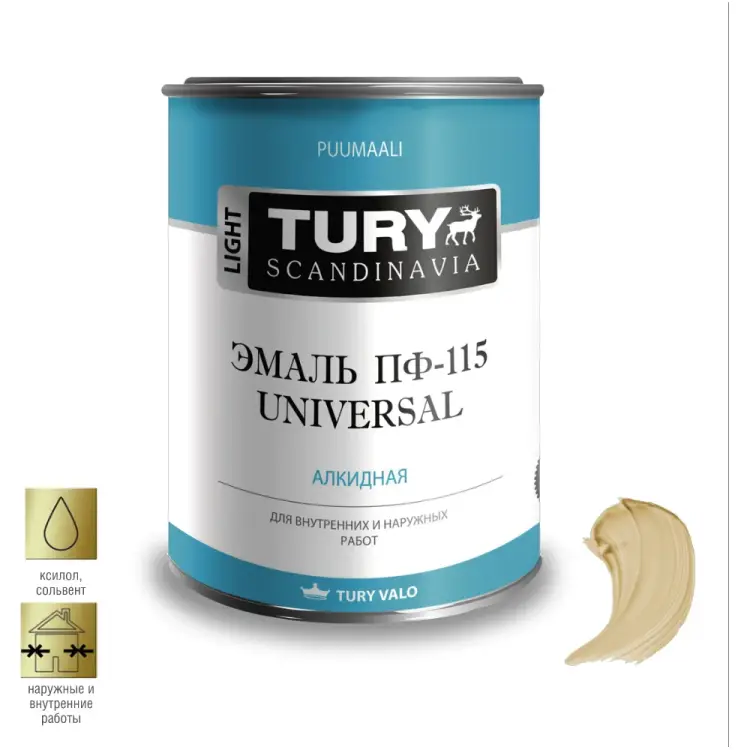 Эмаль TURY Универсал ПФ-115 2008307