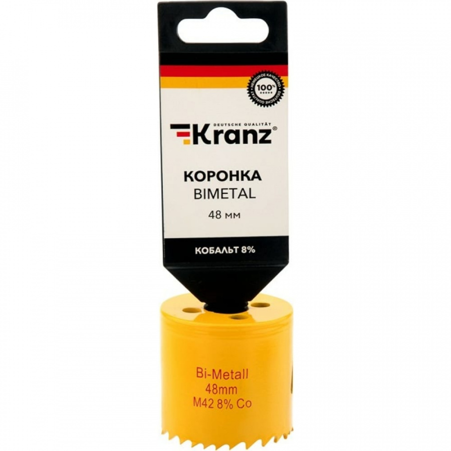 Биметаллическая коронка KRANZ KR-92-0224