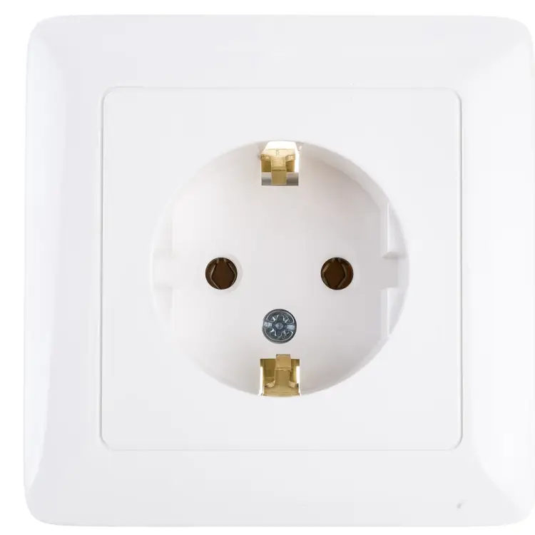 Одноместная розетка Systeme Electric Хит RS16-134-B