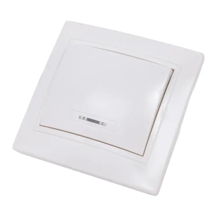 Одноклавишный выключатель IEK КВАРТА EVK11-K01-10-DM