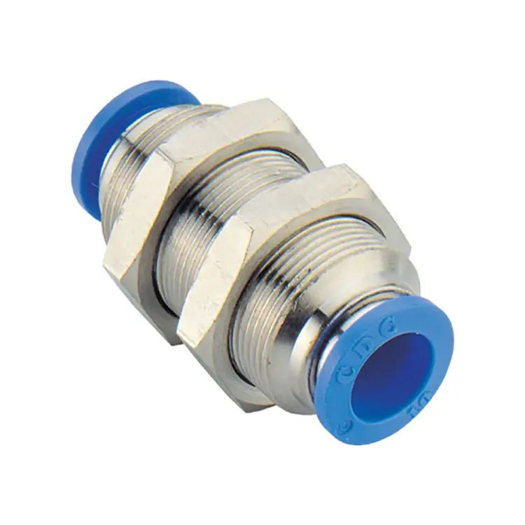 Проходное цанговое соединение CDC Pneumatics PMM 12N Проходное цанговое соединение CDC Pneumatics PMM 12N
