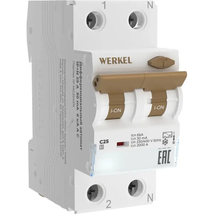 Дифференциальный автомат WERKEL a062570