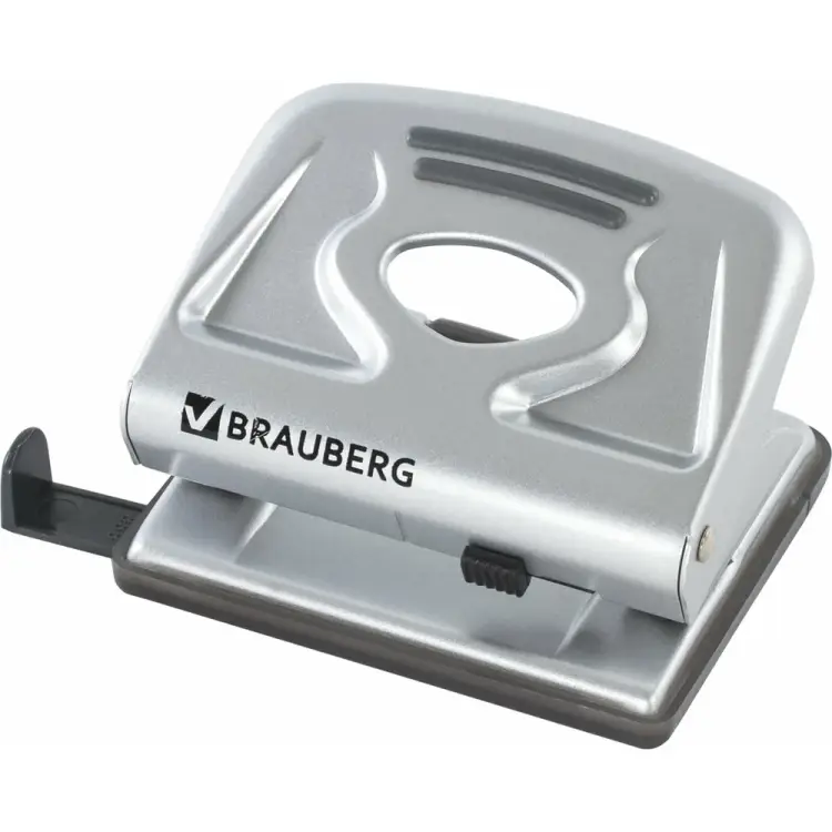 Металлический дырокол BRAUBERG Metallic 224339