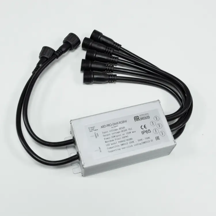 Коннектор питания Ardecoled ARD-PRO-DMX RGBW 32275 Коннектор питания Ardecoled ARD-PRO-DMX RGBW 32275