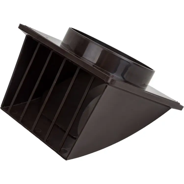 Вытяжной выход стенной Эвент 175К125ФВ, коричневый