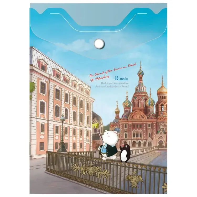 Папка-конверт COMIX география A1856 CS