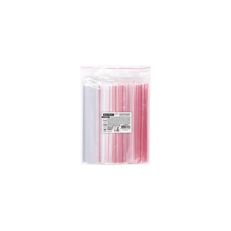 Пакеты BRAUBERG EXTRA ZIP LOCK 608172 Пакеты BRAUBERG EXTRA ZIP LOCK 608172