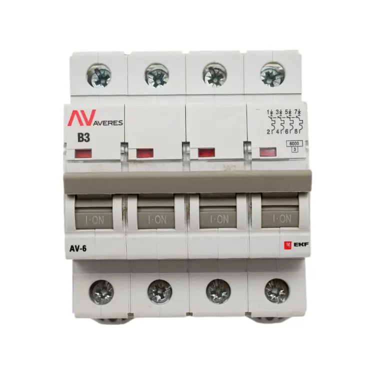 Автоматический выключатель EKF AV-6 AVERES mcb6-4-03B-av