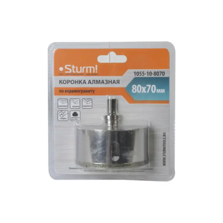 Алмазная коронка Sturm 1055-10-8070
