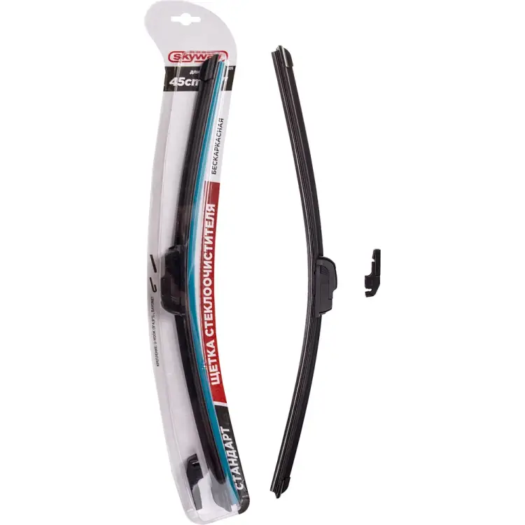 Бескаркасная щетка стеклоочистителя SKYWAY S02701035