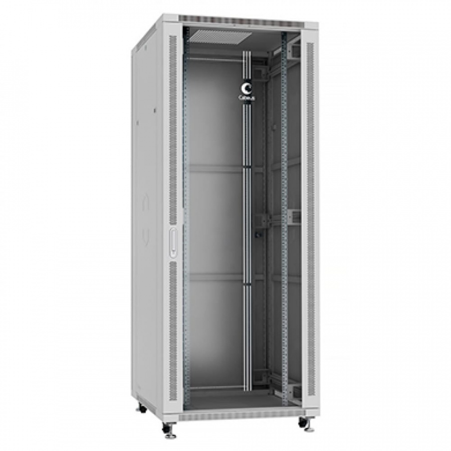 Напольный монтажный телекоммуникационный шкаф для оборудования Cabeus SH-05C-42U80/80