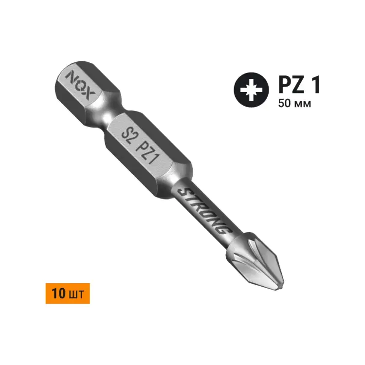 Бита NOX TORSION STRONG E6.3 337150
