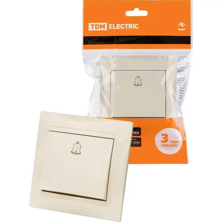 Звонковая кнопка звонка TDM ELECTRIC Лама SQ1815-0108