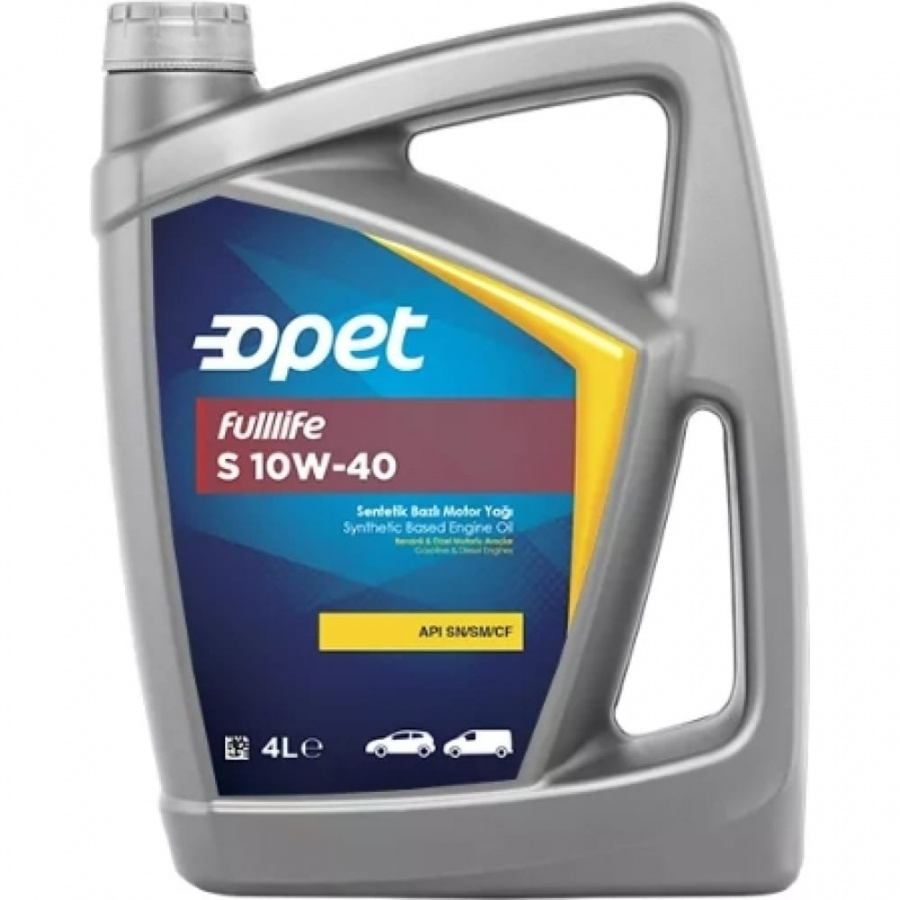 Синтетическое моторное масло OPET Fulllife S 10W-40, CF/SM/SN