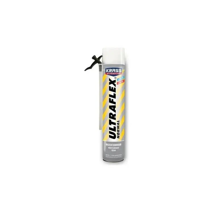 Всесезонная монтажная пена KRASS ULTRAFLEX Normal Лк-00010202 Всесезонная монтажная пена KRASS ULTRAFLEX Normal Лк-00010202