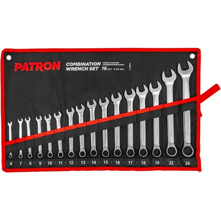 Набор ключей комбинированных Patron P-5161M