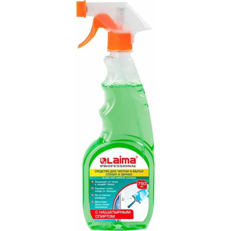 Средство для мытья стекол и зеркал LAIMA PROFESSIONAL 604745