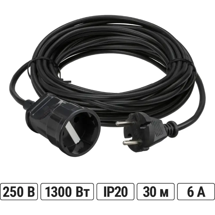 Народный силовой удлинитель-шнур TDM ELECTRIC SQ1307-0203