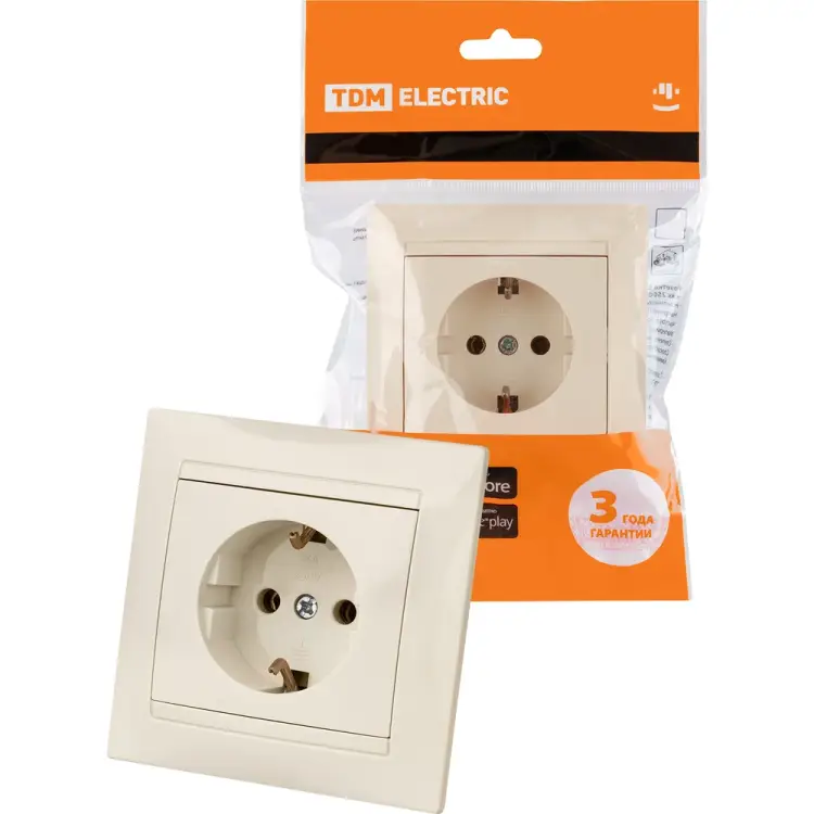 Розетка TDM ELECTRIC Лама SQ1815-0123