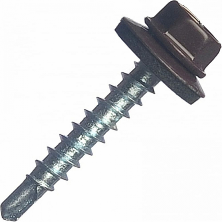 Кровельный оцинкованный саморез STARFIX 5,5х19 мм RAL 8017 300 шт.