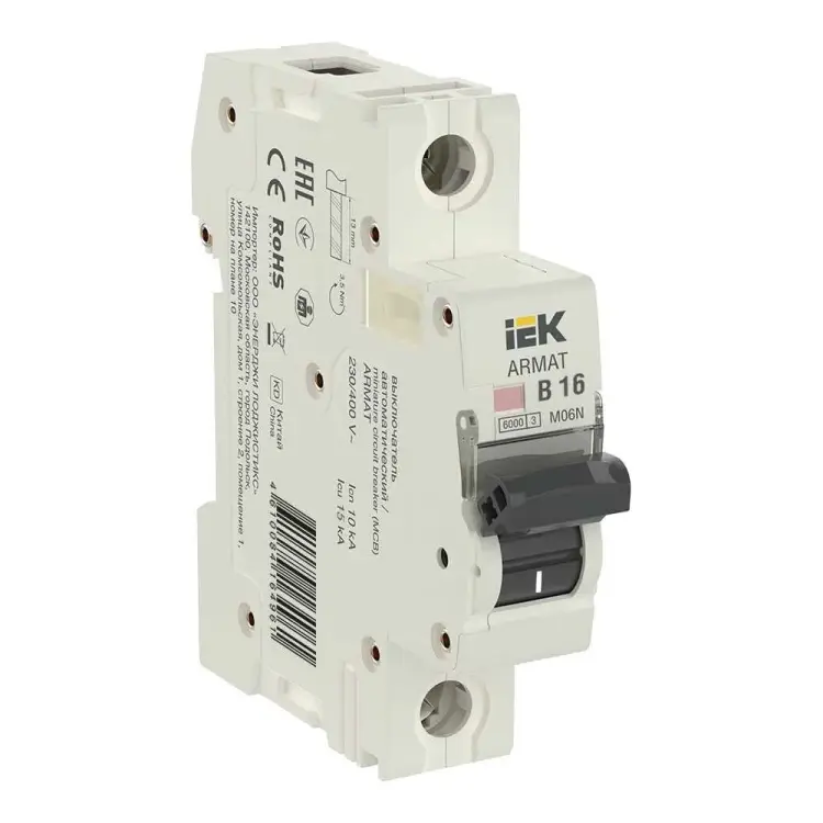 Автоматический выключатель IEK ARMAT M10N AR-M10N-1-B016