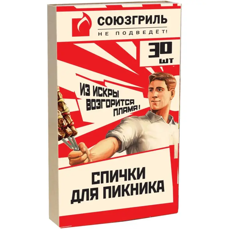 Спички для пикника СОЮЗГРИЛЬ 32498 Спички для пикника СОЮЗГРИЛЬ 32498