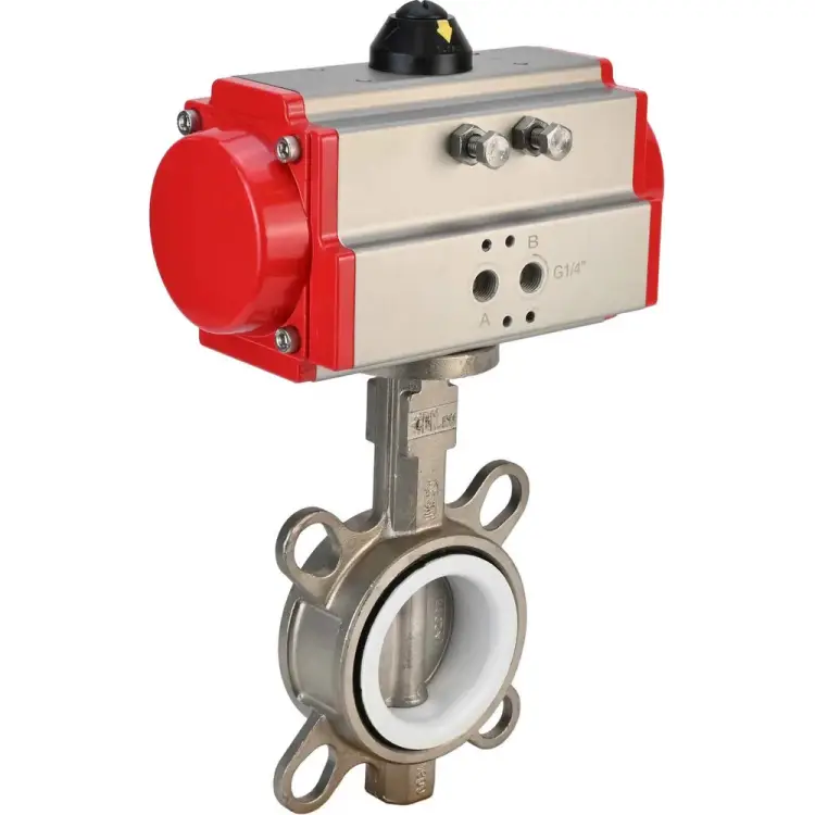 Дисковый затвор DN.ru 316L-316L-PTFE D050-01745