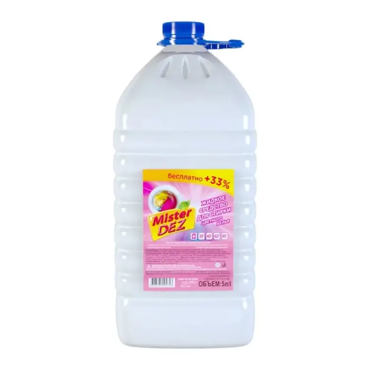 Жидкое средство для стирки цветных тканей Mister Dez 1189к