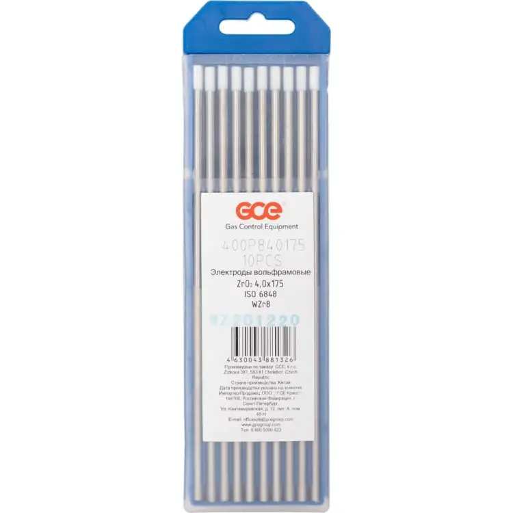 Вольфрамовый электрод GCE Wzr8 400P840175SB Вольфрамовый электрод GCE Wzr8 400P840175SB