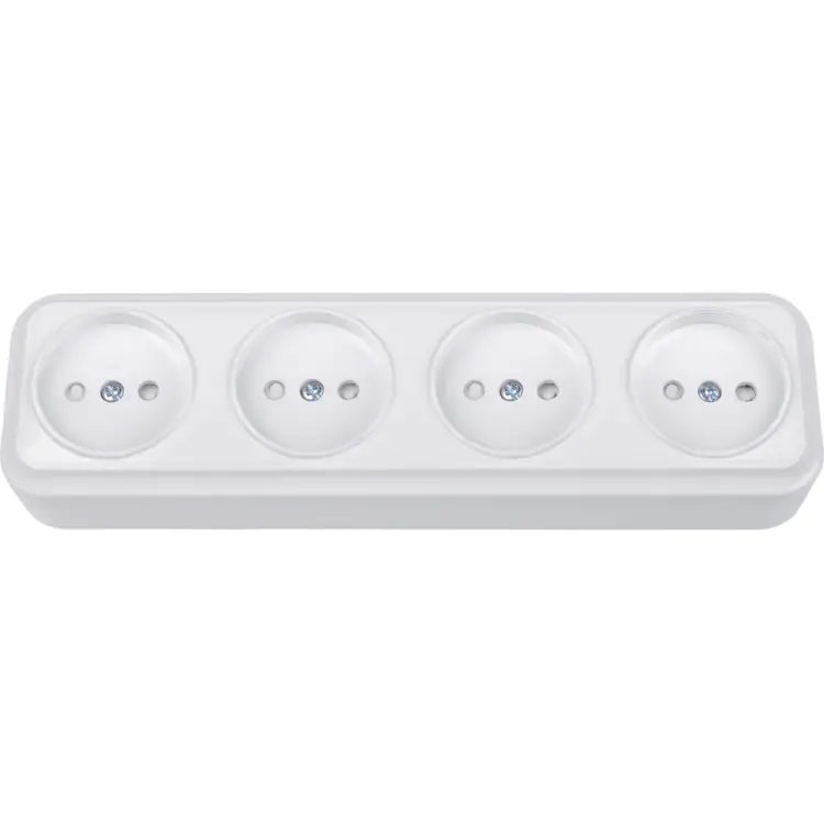 Четырехместная розетка BYLECTRICA ВАРИАНТ РА16-0185
