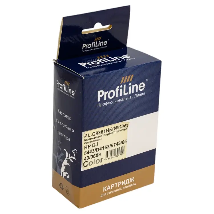 Струйный картридж ProfiLine №136 PL_C9361HE_C/M/Y Струйный картридж ProfiLine №136 PL_C9361HE_C/M/Y
