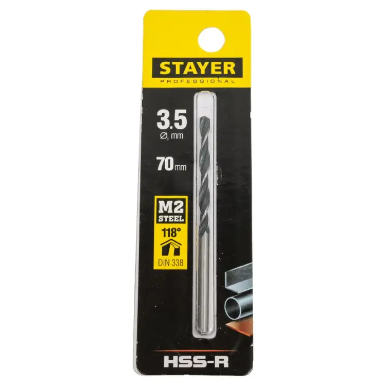 Сверло по металлу STAYER Professional 29602-3.5