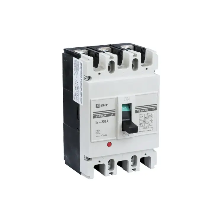 Автоматический трехполюсный автомат EKF ВА-99М/250 mccb99-250-125m 169992356