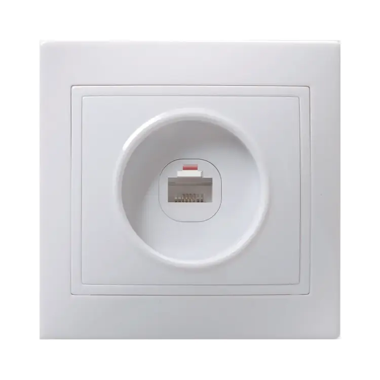 Одноместная телефонная розетка IEK КВАРТА ETK10-K01-DM