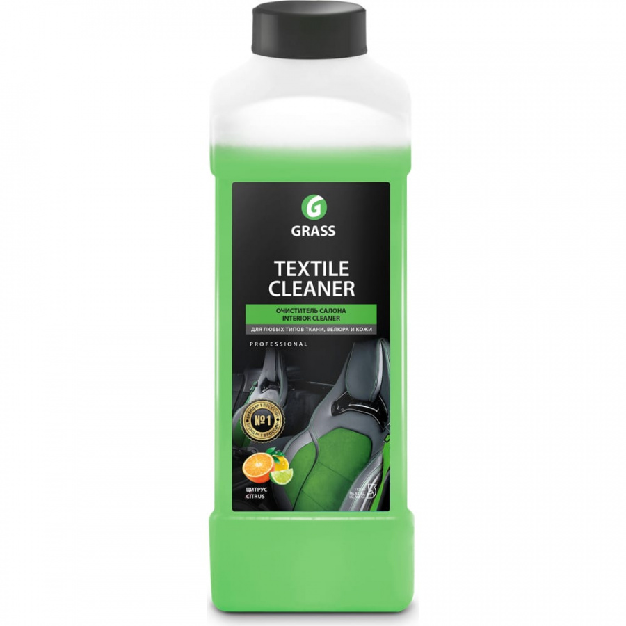 Низкопенный очиститель салона Grass Textile-cleaner