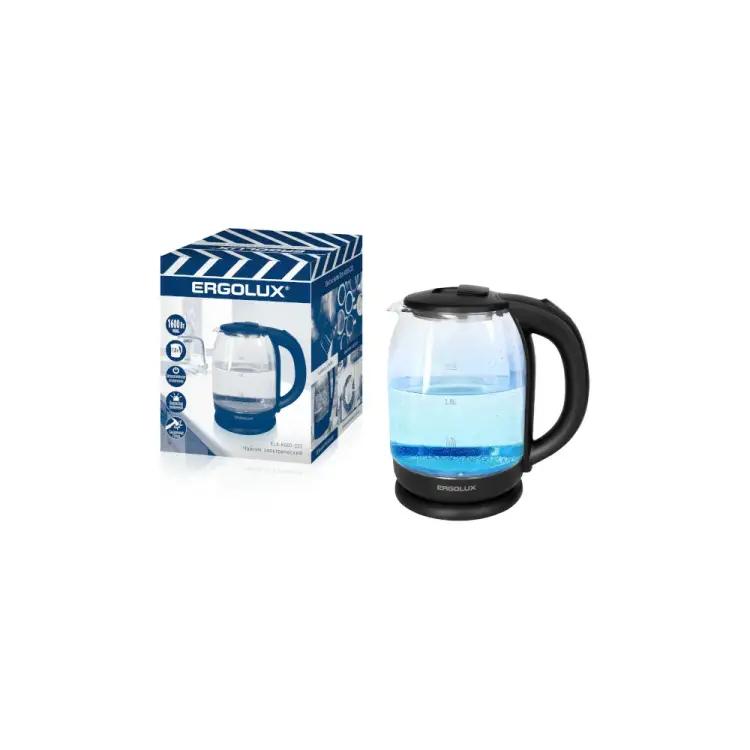 Стеклянный чайник Ergolux ELX-KG05-C02 14922 Стеклянный чайник Ergolux ELX-KG05-C02 14922