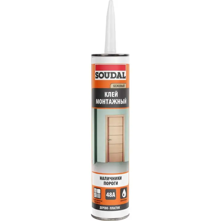 Каучуковый клей для стеновых панелей Soudal 48А 167919