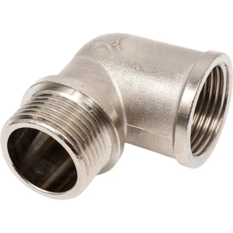 Латунный резьбовой угольник PRO AQUA 02-M25-F25x