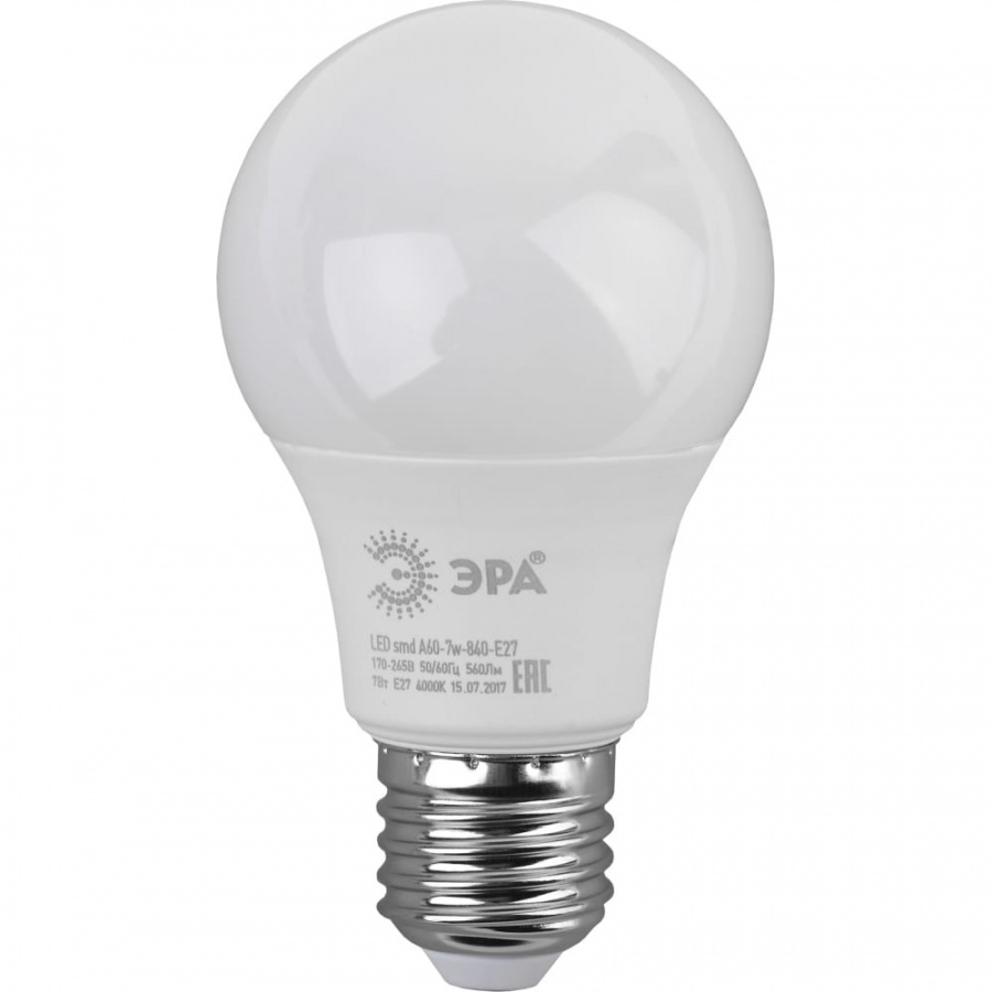 Светодиодная лампа ЭРА LED smd