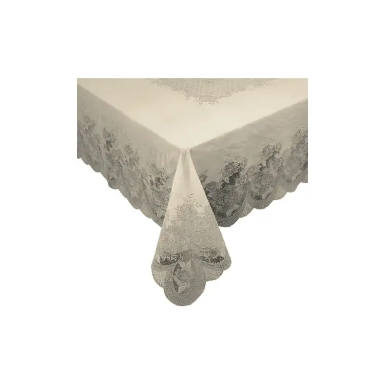 Прямоугольная ажурная готовая скатерть Towa Marine 5176