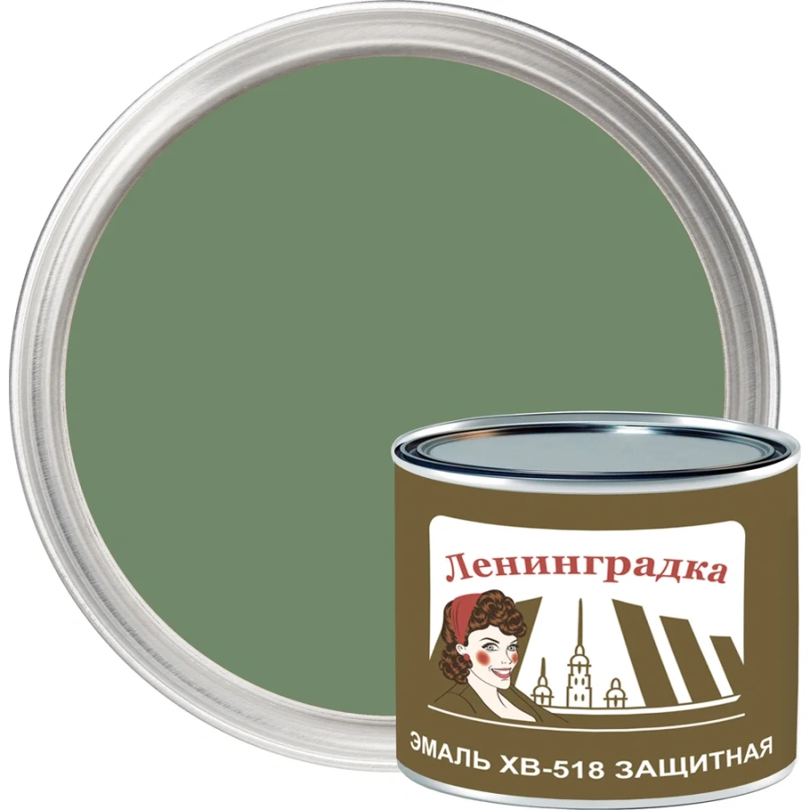 Эмаль ЛЕНИНГРАДКА ХВ-518 УТ000011965 Эмаль ЛЕНИНГРАДКА ХВ-518 УТ000011965
