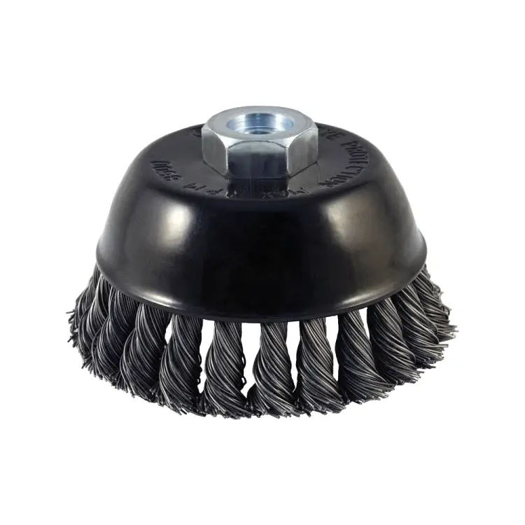Чашечная жгутовая щетка для УШМ D.BOR METAL Standard D02-MS-120-M14-050