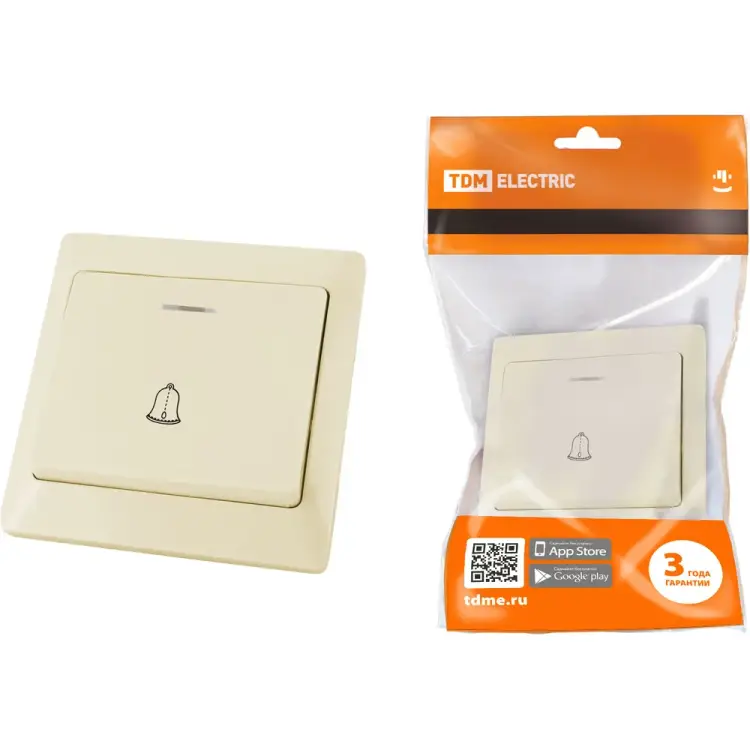 Кнопка для звонка TDM ELECTRIC SQ1823-0108