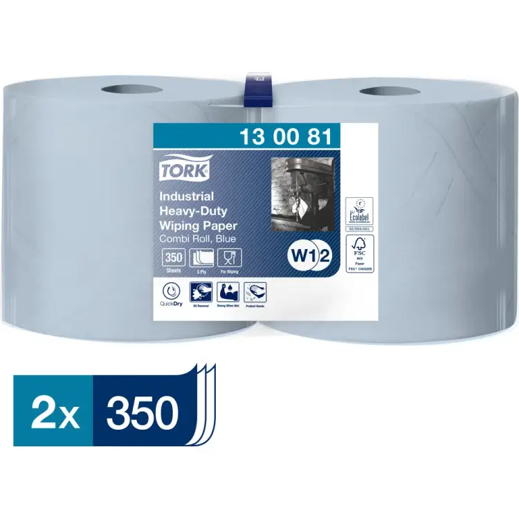 Индустриальная бумага TORK Advanced Wiper 440 Blue Performance 13008111110