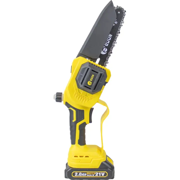 Бесщеточная аккумуляторная мини цепная пила EDON SuperNS-21/6BL 35530 Бесщеточная аккумуляторная мини цепная пила EDON SuperNS-21/6BL 35530