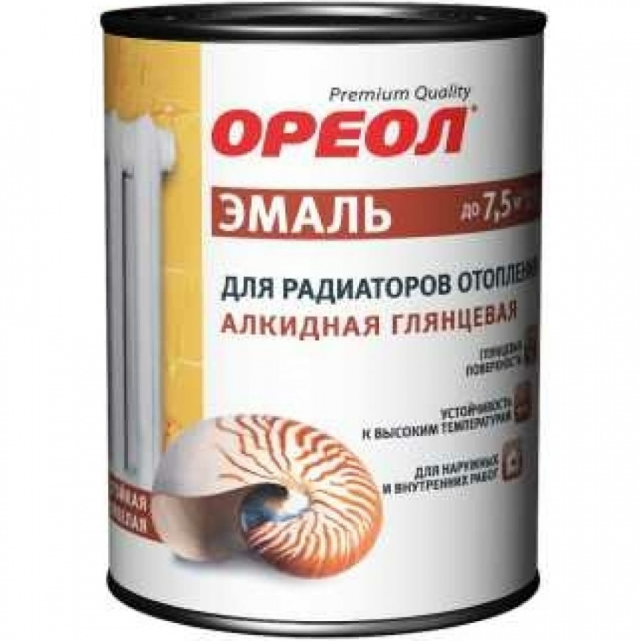 Алкидная эмаль для радиаторов отопления ОРЕОЛ 65142