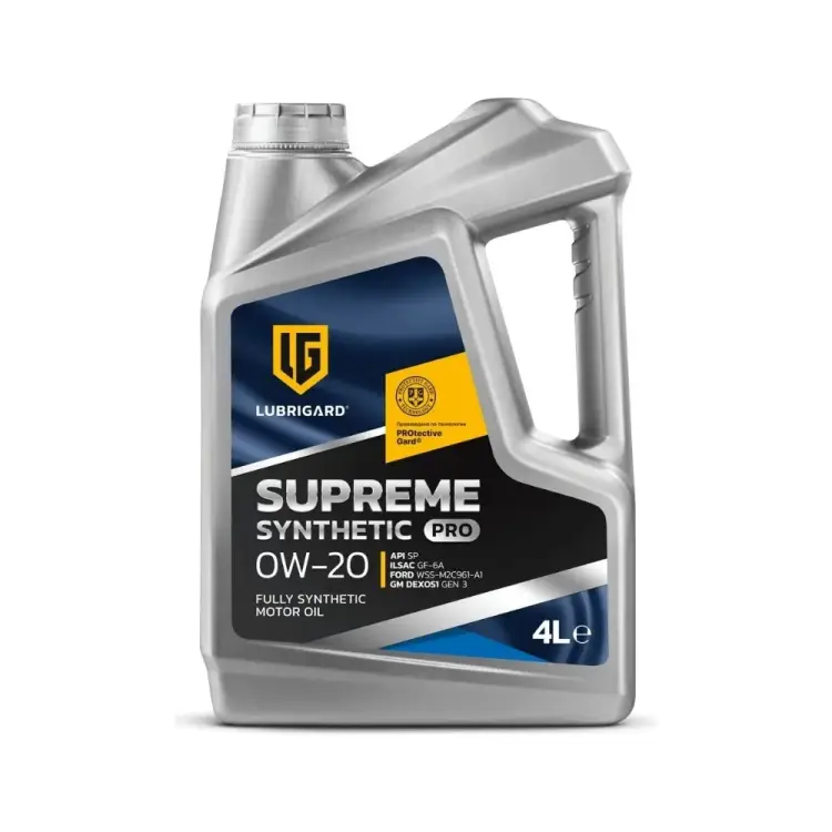 Моторное масло LUBRIGARD SUPREME SYNTHETIC PRO 0W-20 LGPSPMS020CH16