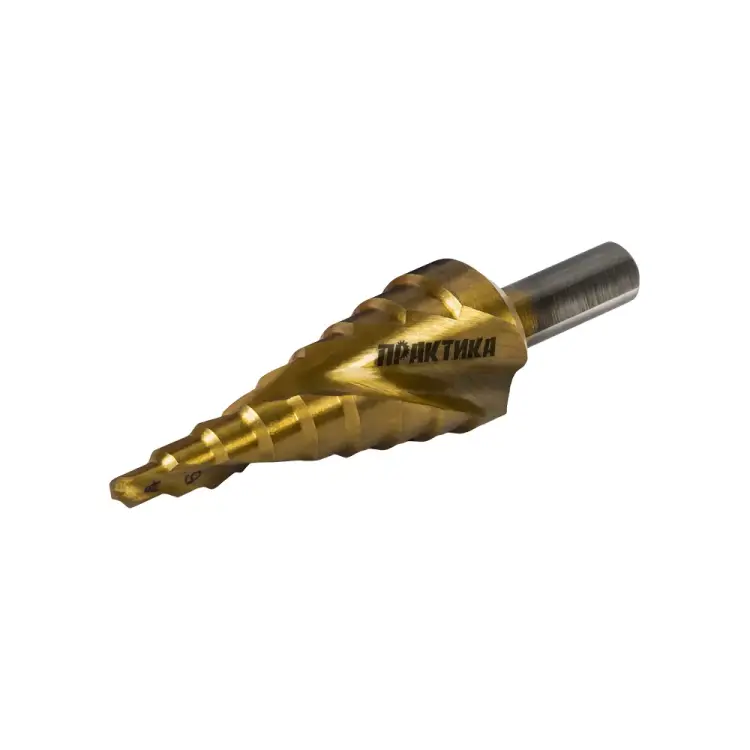 Ступенчатое спиральное сверло по металлу ПРАКТИКА 793-763